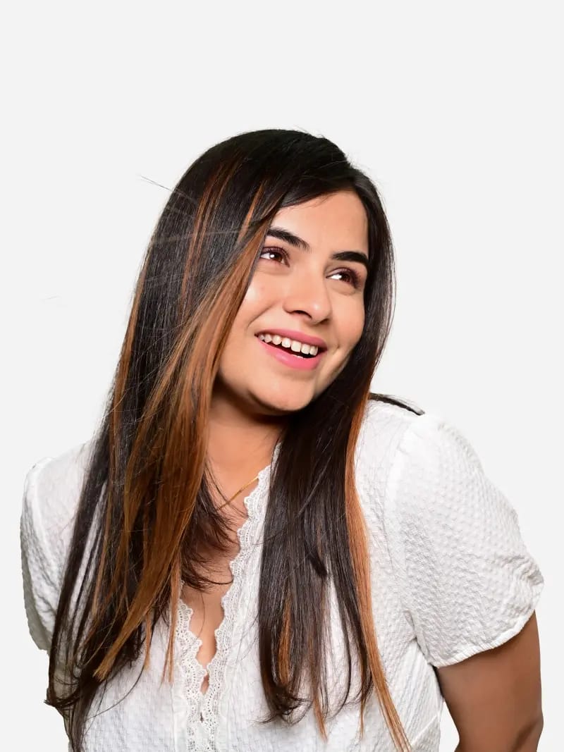 Golden Blonde Streaks