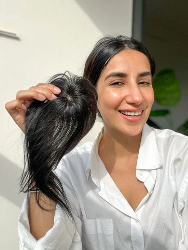 TOPPER WITH BANGS | HAIR TOPPER