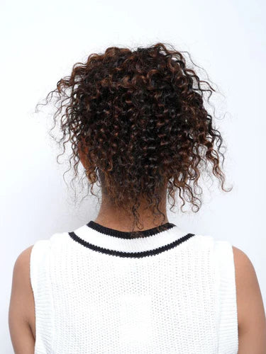 CURLY HAIR TOP KNOT EXTENSIONS – WRAP AROUND