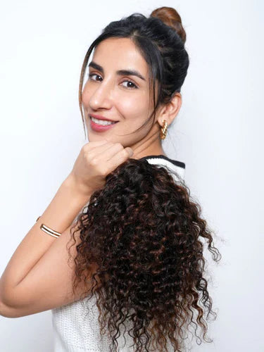 CURLY HAIR TOP KNOT EXTENSIONS – WRAP AROUND