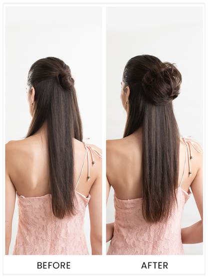 Messy Hair Bun | Natural Black | Artistic Mart
