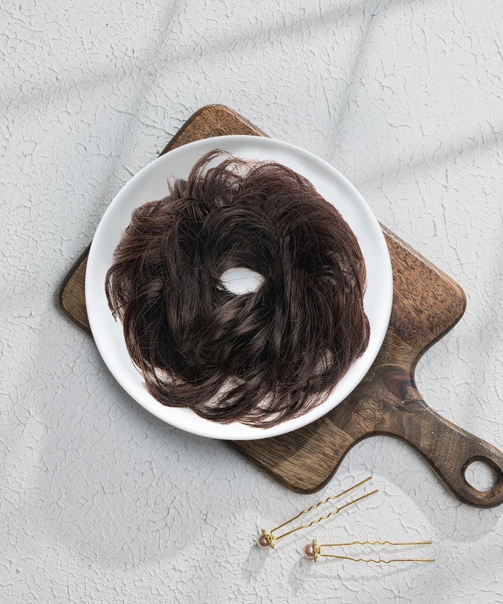 Messy Hair Bun | Natural Black | Artistic Mart