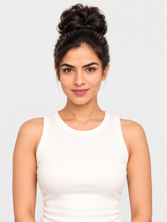 Messy Hair Bun | Natural Black | Artistic Mart