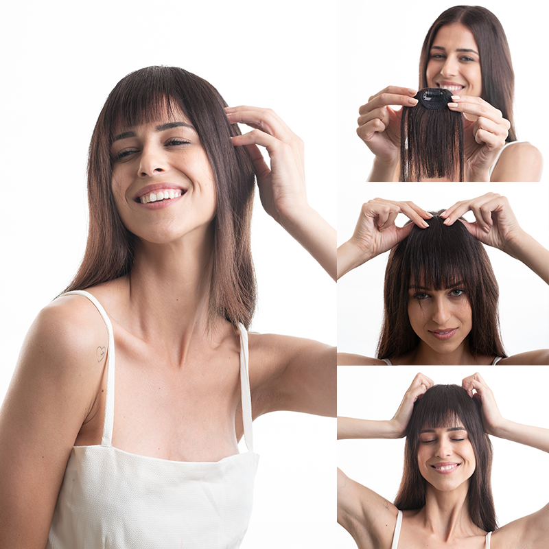 Clip-In Bangs | Natural Black | Artistic Mart